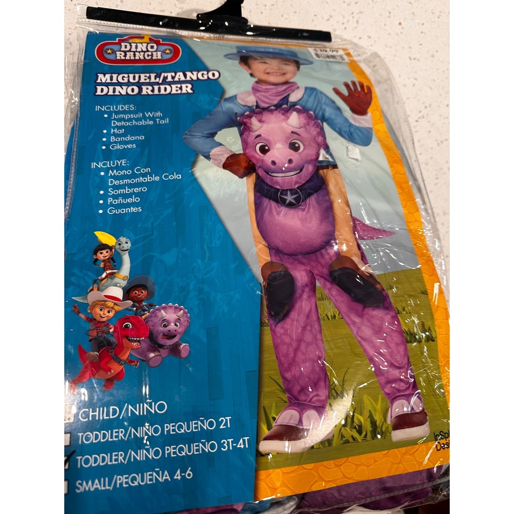 Dino Ranch Miguel Tango Dino Rider Costume Toddler 3T-4T InSpirit Designs NEW